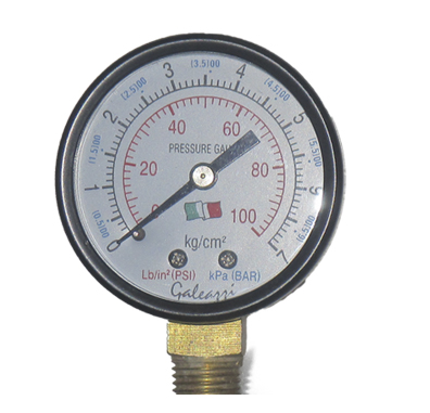Manómetro Galeazzi 30 - 500 PSI