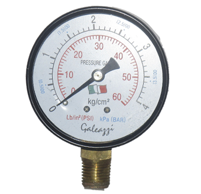 Manómetro Galeazzi 60 - 200 PSI