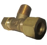 Tee Tuerca y Cono Cent NPT