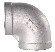 Codo 90° Inox 316